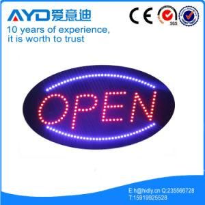 Hidly Oval The Europe LED Open Sign Box