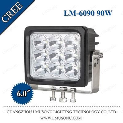 6.0 Inch 10W CREE Offroad LED Work Lamp 90W EMC