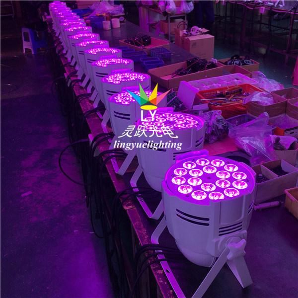 Stage DMX 18PCS 10W RGBW DJ LED PAR Light