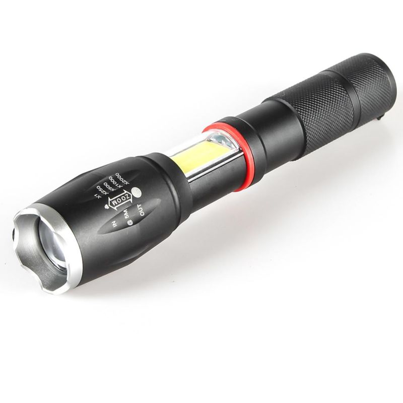 Yichen 200 Lumens Zoom COB LED Flashlight