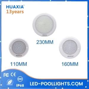 8mm Thickness ABS Material 12V Surface Mounted LED Swimming Pool Underwater Lighting