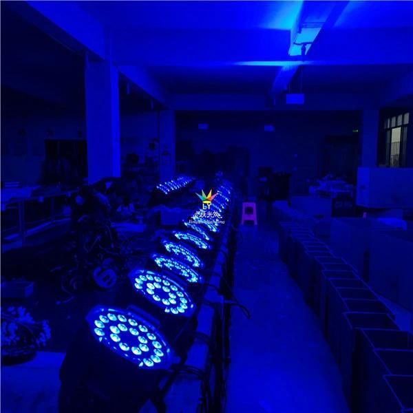 24PCS 18W Rgbwuv 6in1 LED PAR Stage Lighting Equipment for Event
