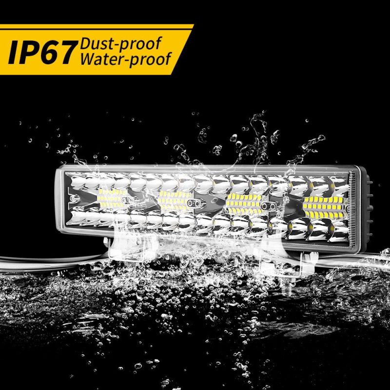 Dxz 12inch 64SMD Work Light Spot LED Work Bar Spot Beam for Truck Offroad Tractor SUV ATV for 4X4 Accessories off Road