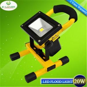 CE RoHS Waterproof 5hrs Portable Rechargeable 20W LED Flood Light