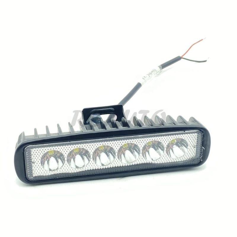 LED 18W Highlight Multi-Function Work Lamp Fog Light for Heavy Duty Truck Trailer Body Parts