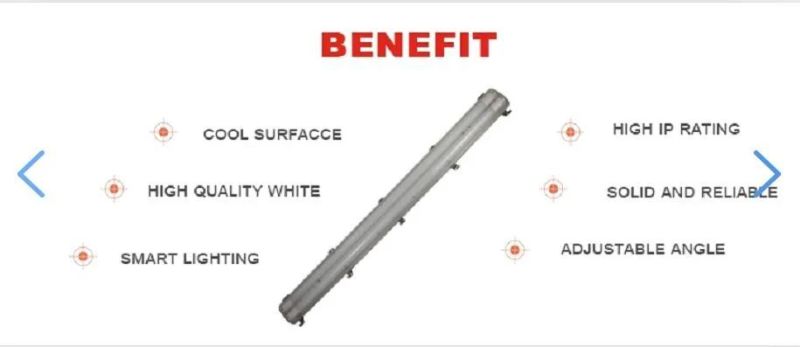 T5 3FT 4FT 5FT Fluorescent Prismatic Lighting Fixture