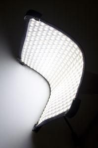 Bi-Color Flexible LED Light Panel: V-Mount and AC Adapter, Water Resistant, Shock Proof, Rugged, Daylight and Tungsten