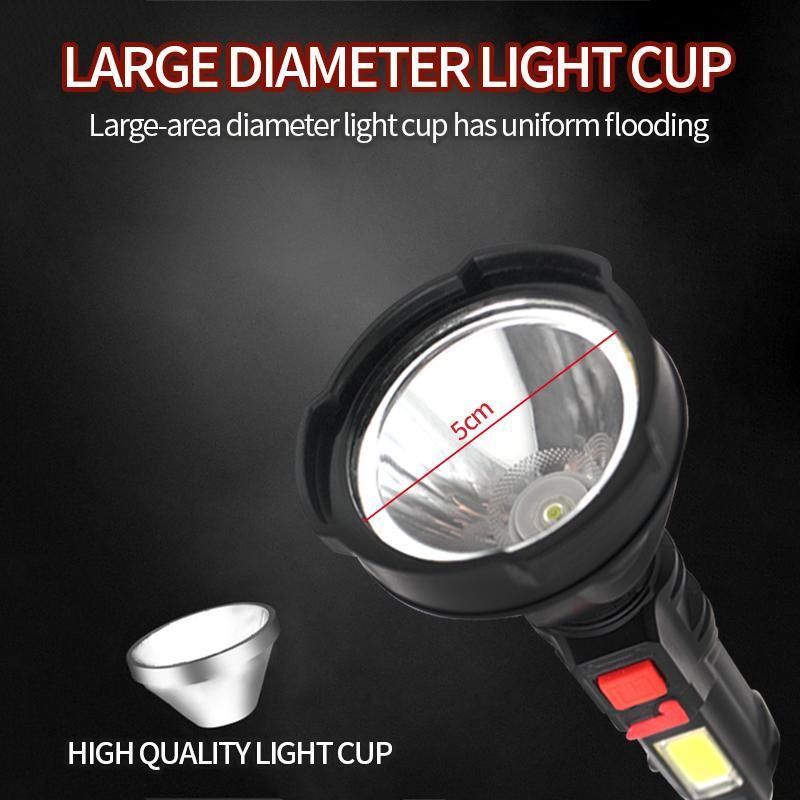 Lumio Super Bright USB Rechargeable Waterproof Powerful LED Flashlight
