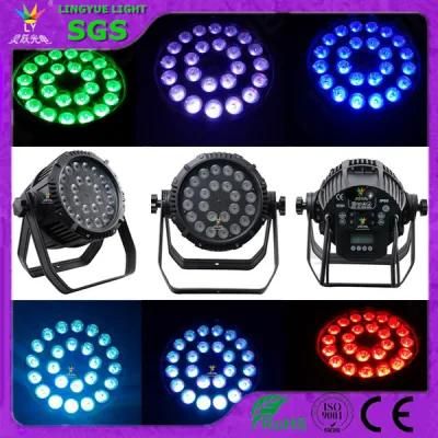 IP65 24X18W DMX PAR 64 Outdoor LED PAR Can Waterproof Stage Lighting