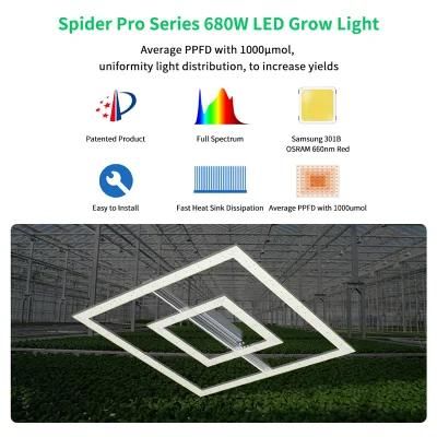 LED Plant Light Manufacturer High Power 680W Full Spectrum Commercial LED Grow Light
