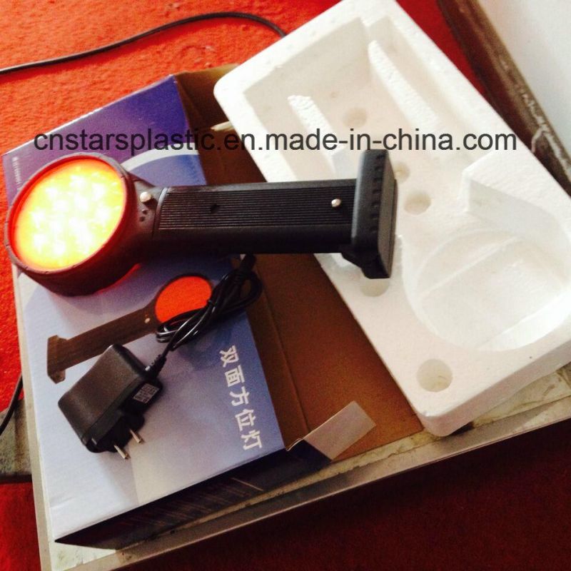 Expandable Rechargeable LED Red Directional Light for Road Safety