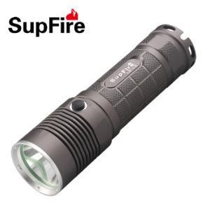 1100lm Tactical Long Range Portable Rechargeable LED Torch L5