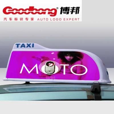 Vacuum Forming Plastic Taxi Advertising Roof Top Light Box