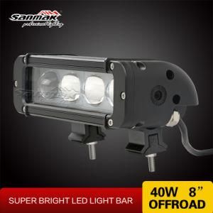 8&prime;&prime; 40W Convex Lens Offroad LED Light Bar for Cars