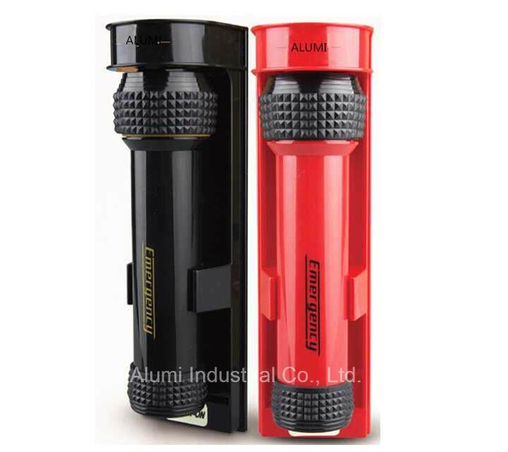 Hotel Guest Room LED Light Emergency Torch Black or Red