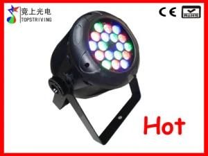 18 PCS 1W RGB High Mcd LEDs LED Mini PAR Can