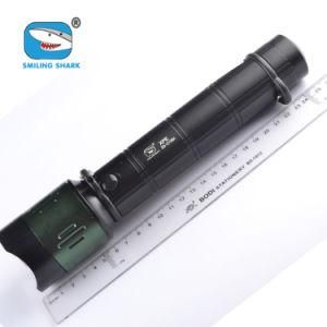 Zoom LED Flashlight Rechargeable Professional Hunting Torch