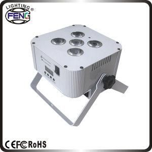 White Shell Rgwba UV 6PCS 6 in 1 LED PAR Can Stage Lighting