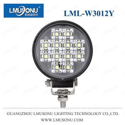 Lmusonu New 3012y 18W Round LED Work Lamp with Original Osram LED Chip