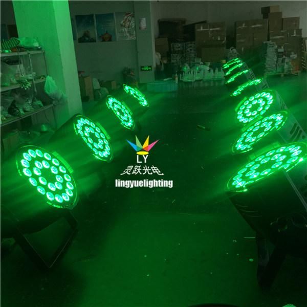 Factory Professional 24PCS Rgbwuv 6in1 LED PAR Can Stage Light