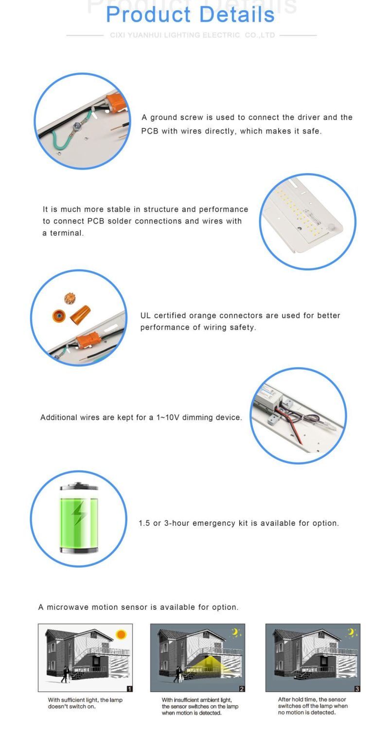 IP66 48W 75W 1200mm 1500mm LED Waterproof Light