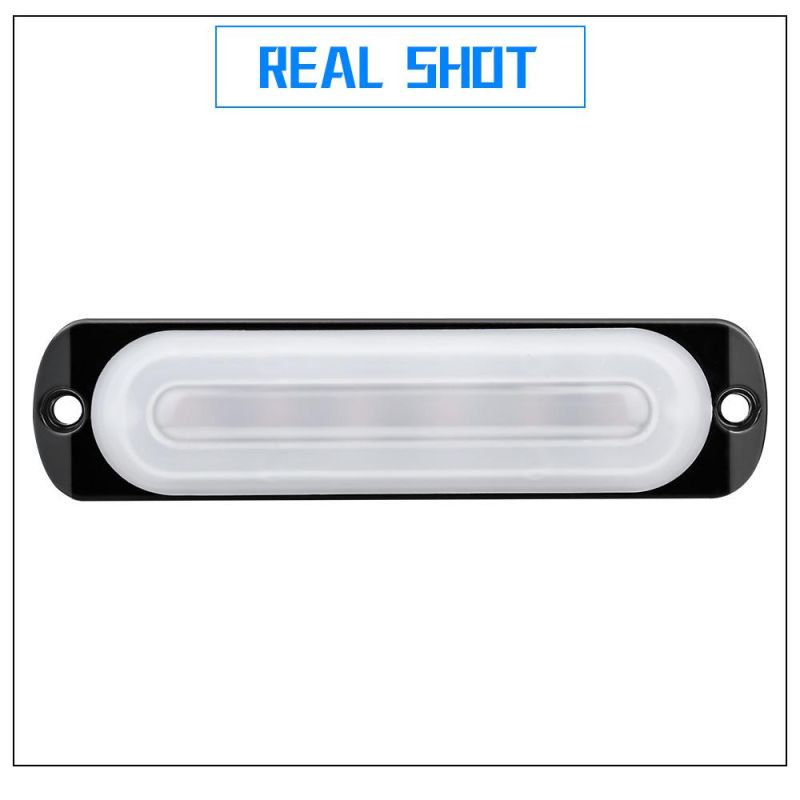 Dxz 12V-24V Car Accessories Flash Side Lights 6SMD 18W Ultra-Thin Driving Warning Light Taillight Vehicles LED Lamp