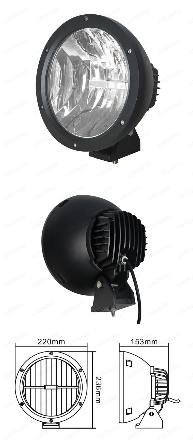 12V/24V LED Work Light 50W 9" for Truck Driving Lamp Spot/Flood Beam