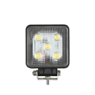 Emark 12V/24V Square 15W 4&quot; LED Work Light for Car Truck Offroad 4X4