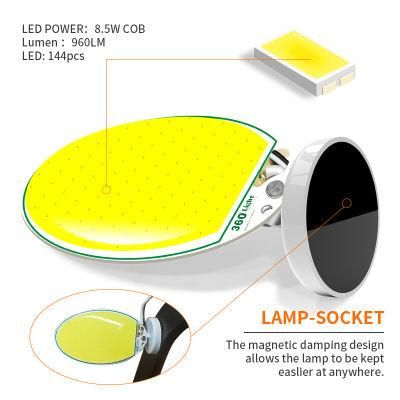 360light Emergence Fishing Rod LED Light for Outdoor LED Camping Light 144PCS Chips 100W with Magnet Base COB Picnic 12V for Car