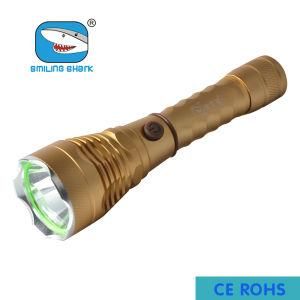 Aluminum Alloy LED Flashlight Rechargeable Spotlight Torch