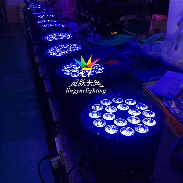 18X18W DJ Professional Stage Light RGBWA UV LED PAR