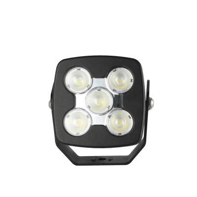 Heavy Duty IP68 Square 50W 5inch CREE LED Auto Lamp for Mining Boat Truck Tractor