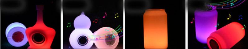 LED Decor LED Bluetooth Speaker with Colorful Changing for Decoration