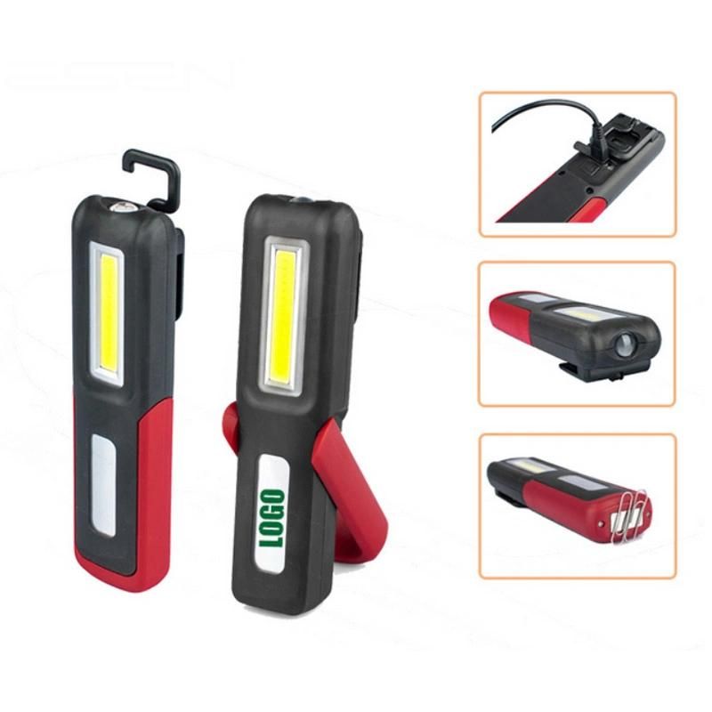 Outdoor USB Rechargeable COB Work Lamp with Magnet Stand