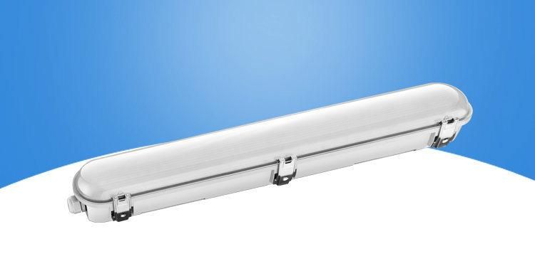 Tri-Proof Linear IP66 Ceiling with Sensor 20W 30W LED White Light Strip Brackets Install for Residential