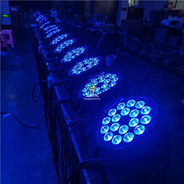 DMX 512 18PCS*15W RGBWA UV LED PAR Stage Light