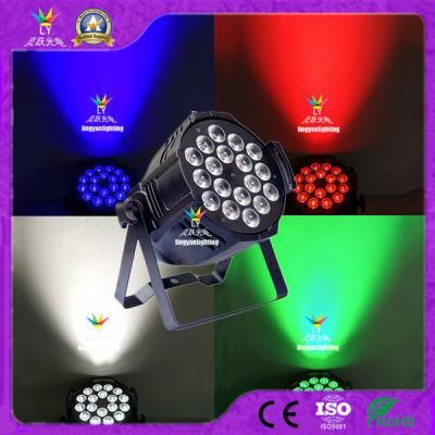 DJ Stage RGBWA UV 6in1 18X18W LED PAR Can Light