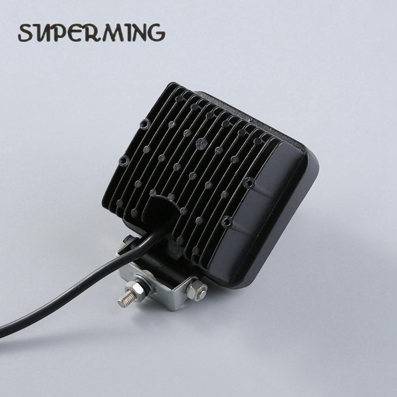 IP67 48W 65mm Thickness LED Suqare Work Light for Truck