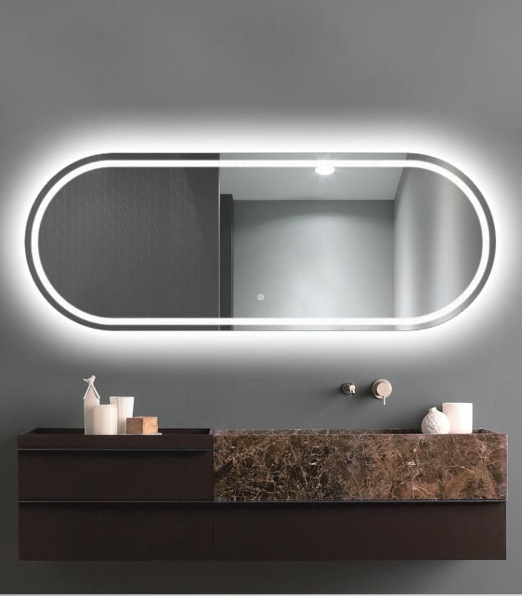 Bathroom Makeup LED Three Color Touch Mirror Light
