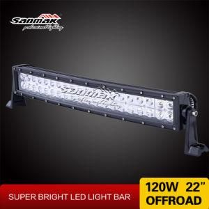 22inch IP67 Spot Light 120W LED Curved Light Bar
