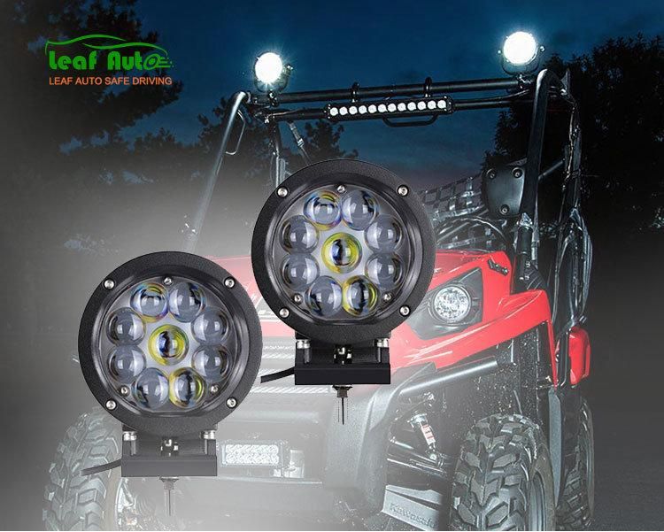 12V 24V IP67 LED Driving Light for Pickup Truck Offroad Jeep SUV ATV Tractor Round 4D 5.5inch 45W LED Work Light Fog Light Faros LED 4X4