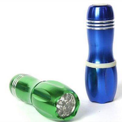 Neat 9 LED Flashlight Aluminium Alloy Light Torch (1210b)