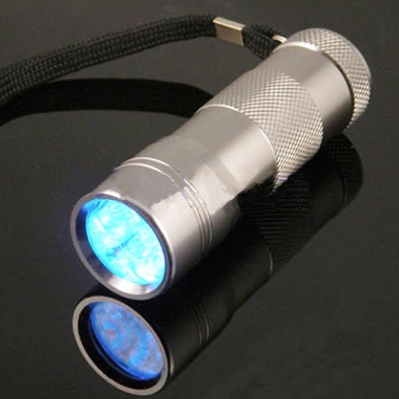 21 LED UV Light 365nm 395nm Blacklight Ultraviolet Flashlight