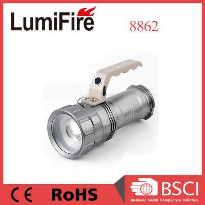 10W T6 Bulb 1000 Lumens LED Rechargeable Flashlight Outdoor Light