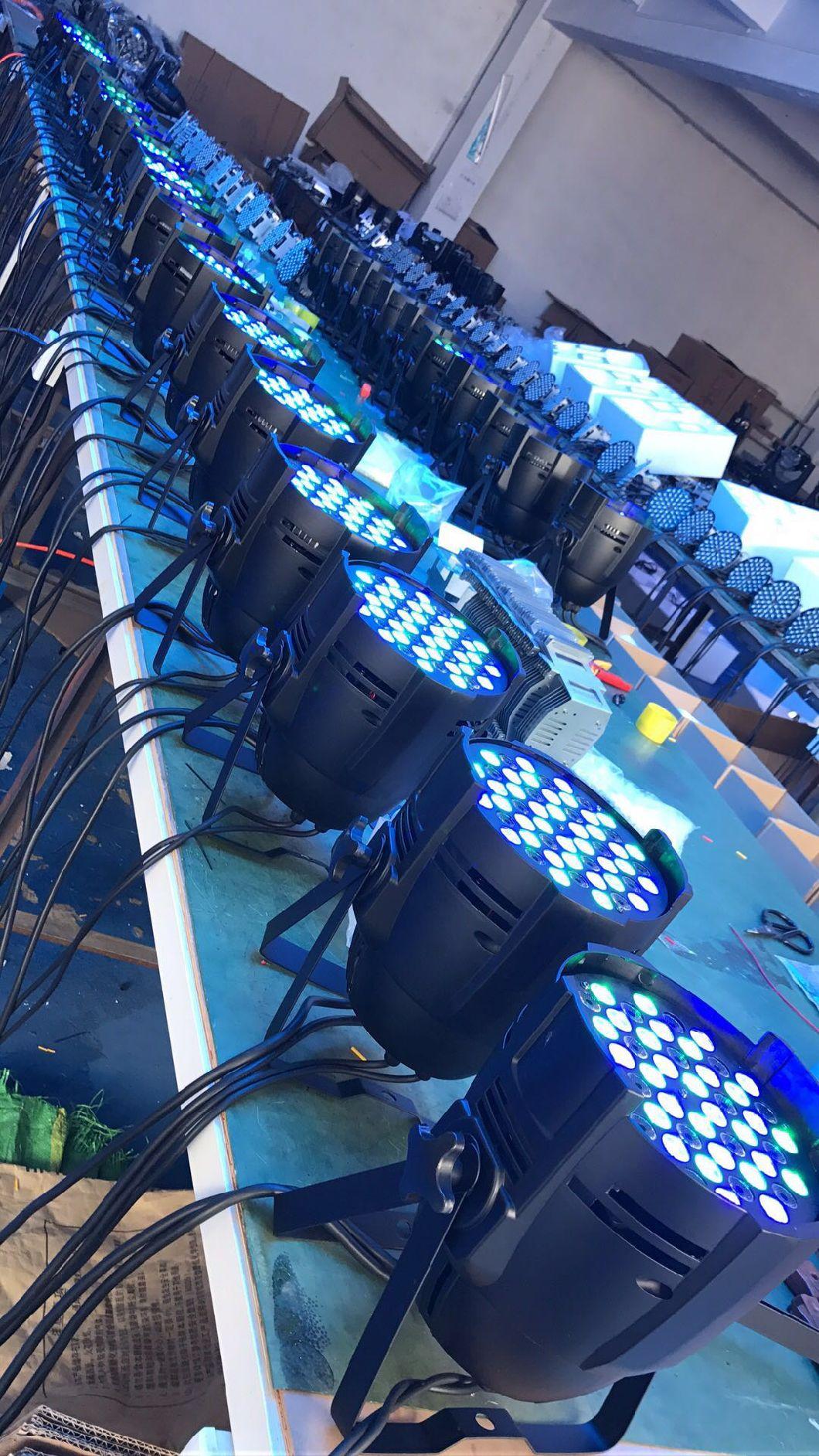 Homei Waterproof PAR Light 54PCS 3W RGBW Mixed PAR Can for Stage Show Wedding Event Party Catwalk Disco Club Bar