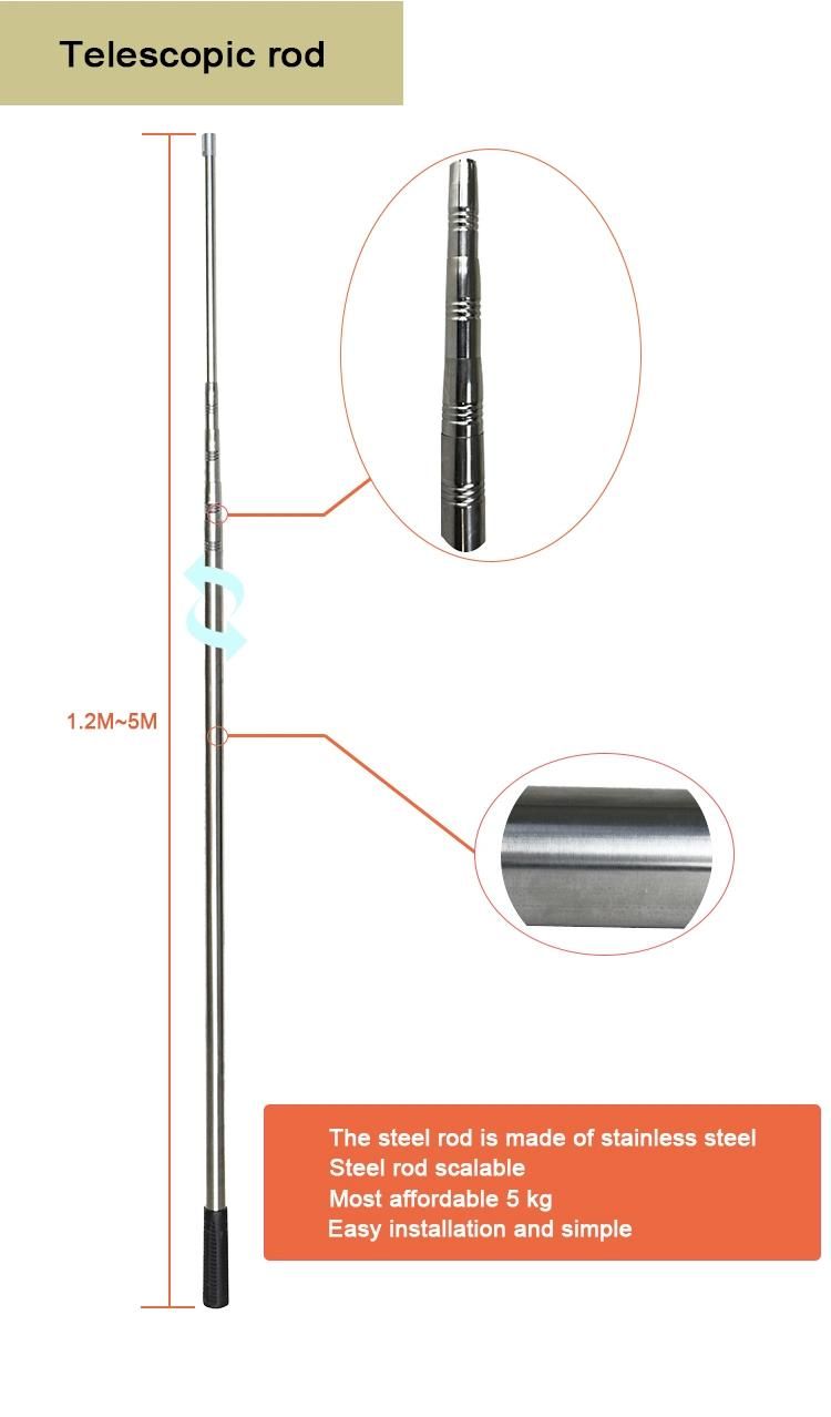 Conpex Waterproof Telescopic Rod Stand LED COB Camping Light Night Travel Tent Light for Outdoor Activities