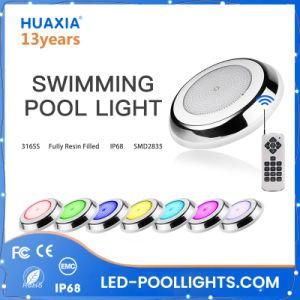 High Quality 100% Waterproof Ss 316 LED Pool Lamp for Fun Park