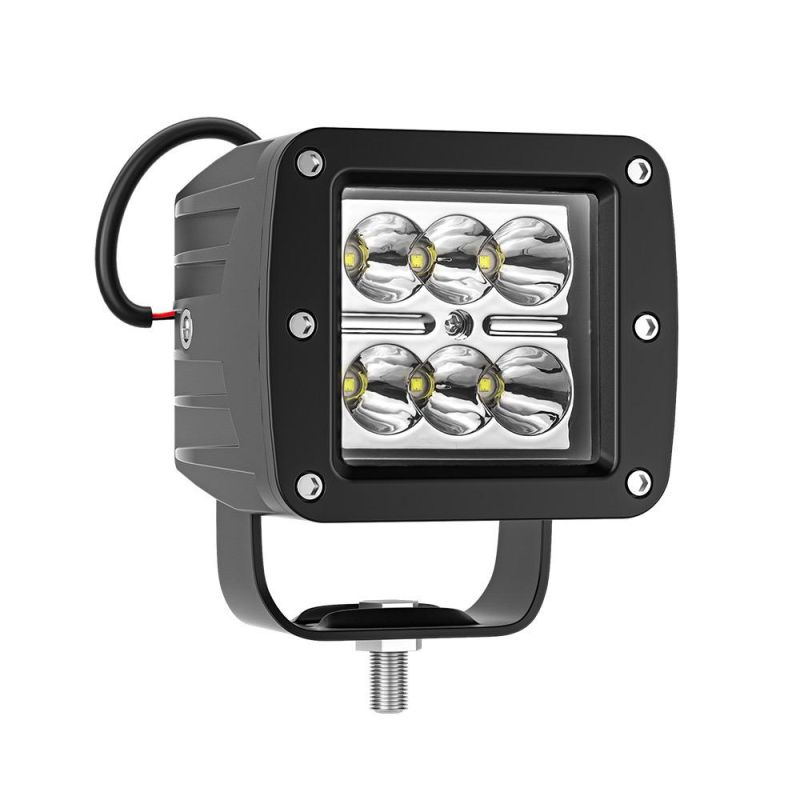 Dxz Hot Selling Car Tractor Square 6LED Motorcycle LED Lights for off Road Truck 4X4 LED Work Light