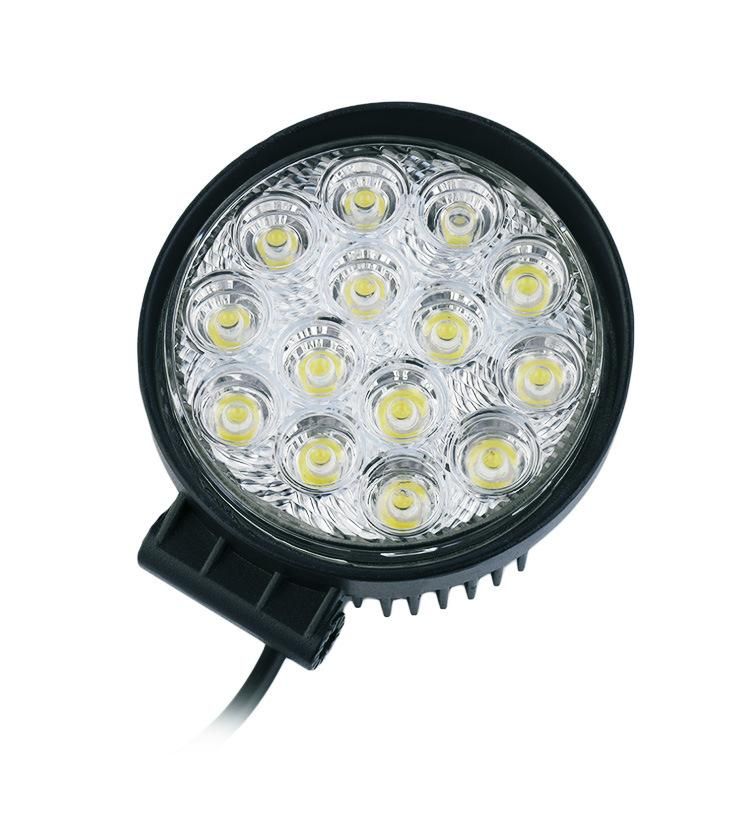 Auto LED 42W Round LED Work Lamp 4X4 Offroad ATV Luces LED 4 Inch 12V Spot Driving Lamps 42W LED Work Light