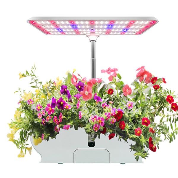 High Quality Premium Smart Garden Remote Control Full Spectrum CE/RoHS/FCC/PSE 24W Greenhouse IP65 Waterproof Panel Home Hydroponic LED Grow Light Indoor Garden